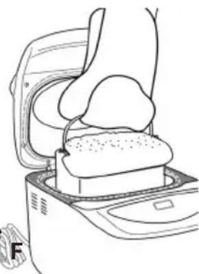 Breadman TR875 - Important: Remember, bread pan and loaf are both very hot! Be careful not to place either on tablecloth, plastic surface or other heat-sensitive surface that may scorch or melt. - 1
