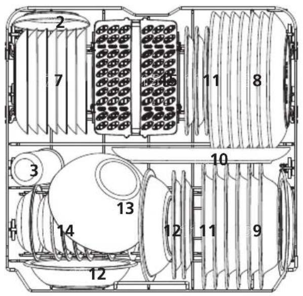 BRANDT DWJ137DS - Lower basket: - 1