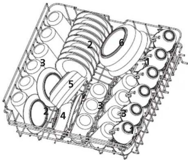 BRANDT DWJ137DS - Upper basket: - 1