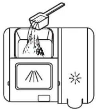 BRANDT DWJ137DS - Filling The Detergent Dispenser - 4