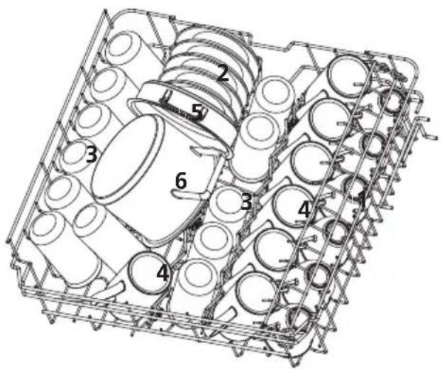 BRANDT DWJ137DS - Upper basket: - 1