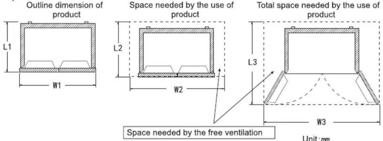 TCL RP631SLE1 - This refrigerating appliance is not intended to be used as a built-in appliance - 1