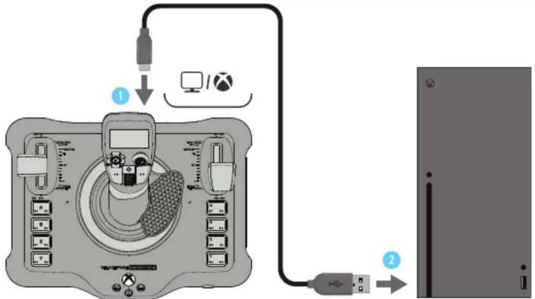 ROCCAT VelocityOne Flightstick - CONNEXION À UNE XBOX - 1