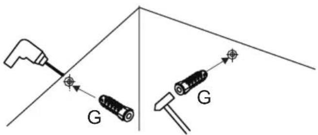 Badiona BAD-3636 - MOUNTING INSTRUCTIONS FOR MOUNTING WITH SCREWS - 3