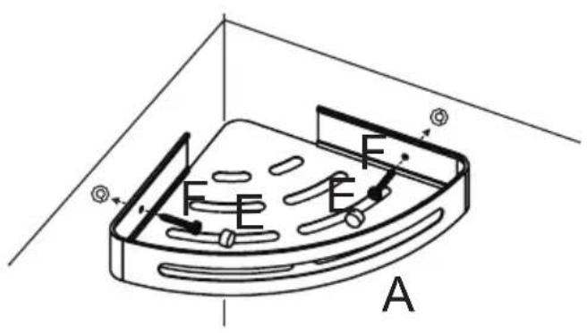 Badiona BAD-3636 - INSTRUCCIONES DE INSTALACIÓN PARA MONTAJE CON TORNILLOS - 4