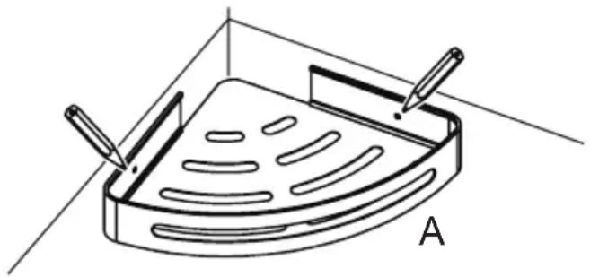 Badiona BAD-3636 - INSTRUCTIONS DE MONTAGE POUR LE MONTAGE AVEC DES VIS - 2