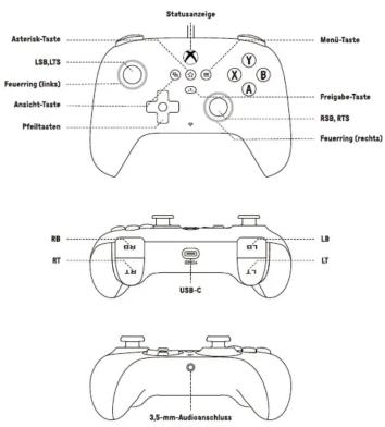 8BitDo Ultimate C Wired Controller Xbox - 21