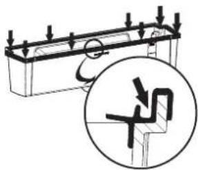 INDESIT LI8 S2E S AQUA - REEMPLACEMENT DE LA CARTOUCHE AU CHARBON - 6
