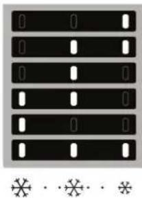 INDESIT INBUF031 - LEDs acesos Definir temperatura - 1