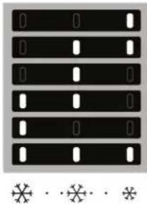 INDESIT INBUF031 - LED allumées Température programmée - 1