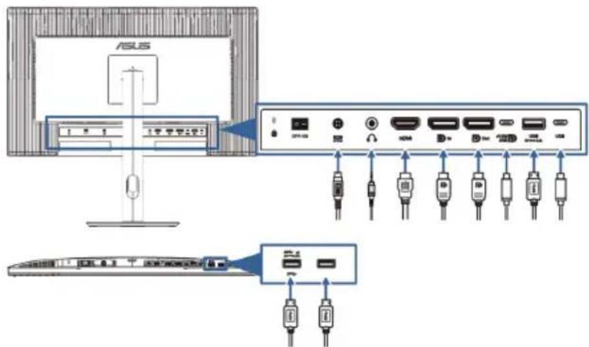 ASUS HA2441A - Σύνδεση καλωδίων - 1
