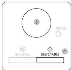 SAMSUNG MG32DG4524CT - Einstellknopf. - 2