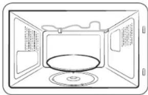 SAMSUNG MG32DG4524CT - Utilisation du plat croustilleur - 1
