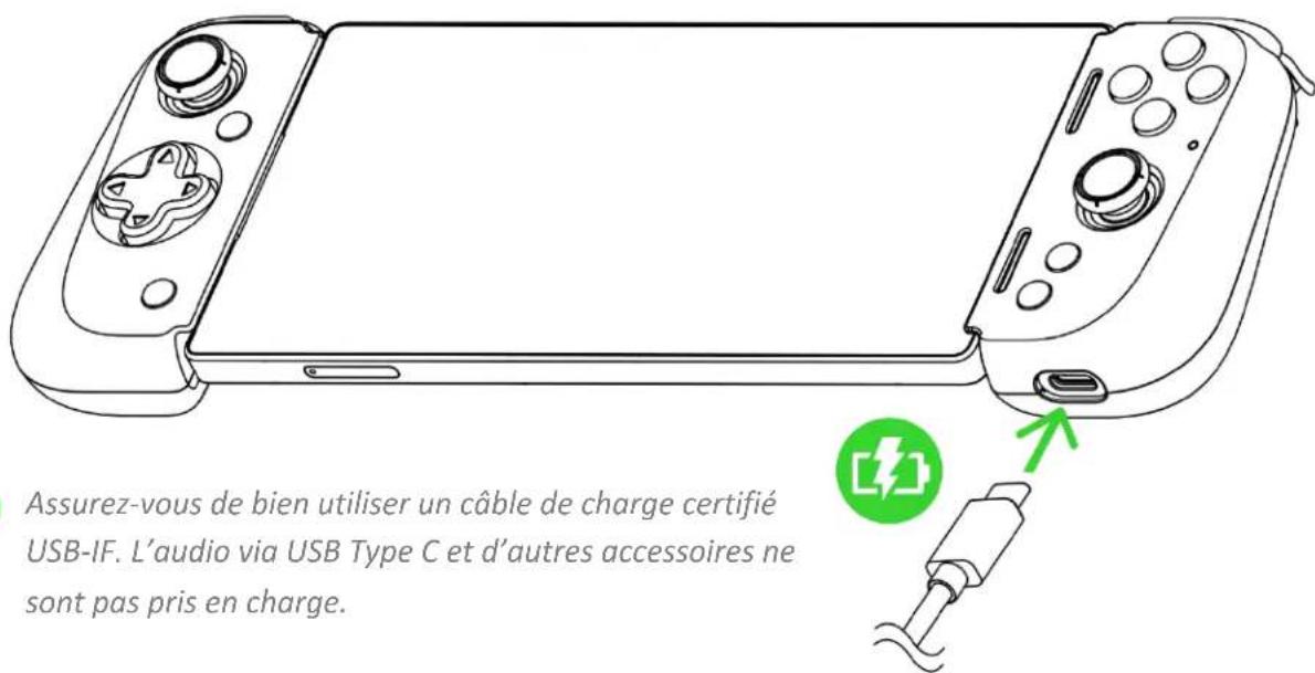 RAZER Kishi V2 USB-C - CHARGEMENT D'AUTRES APPAREILS EN COURS D'UTILISATION - 1