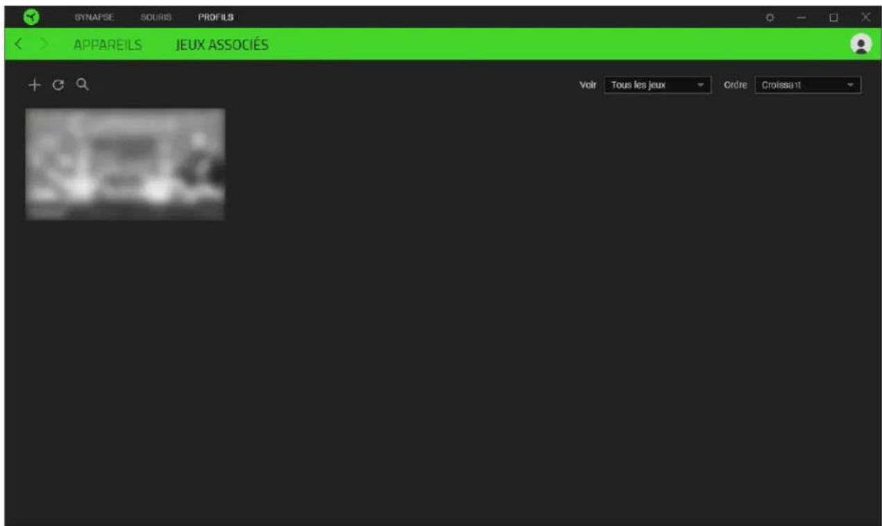 SYNAPSE SOURIS PROFILS APPAREILS JEUX ASSOCIÉS Voir Tous les jeux Ordre Croissant