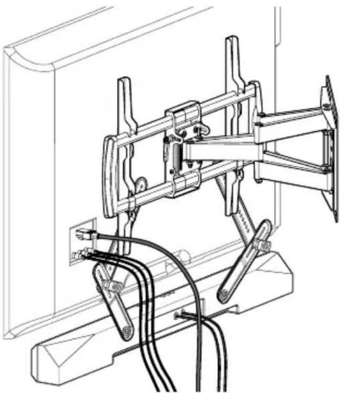 SANUS MFSBM1-B1 - Hang Up the TV / Soundbar Assembly - 1