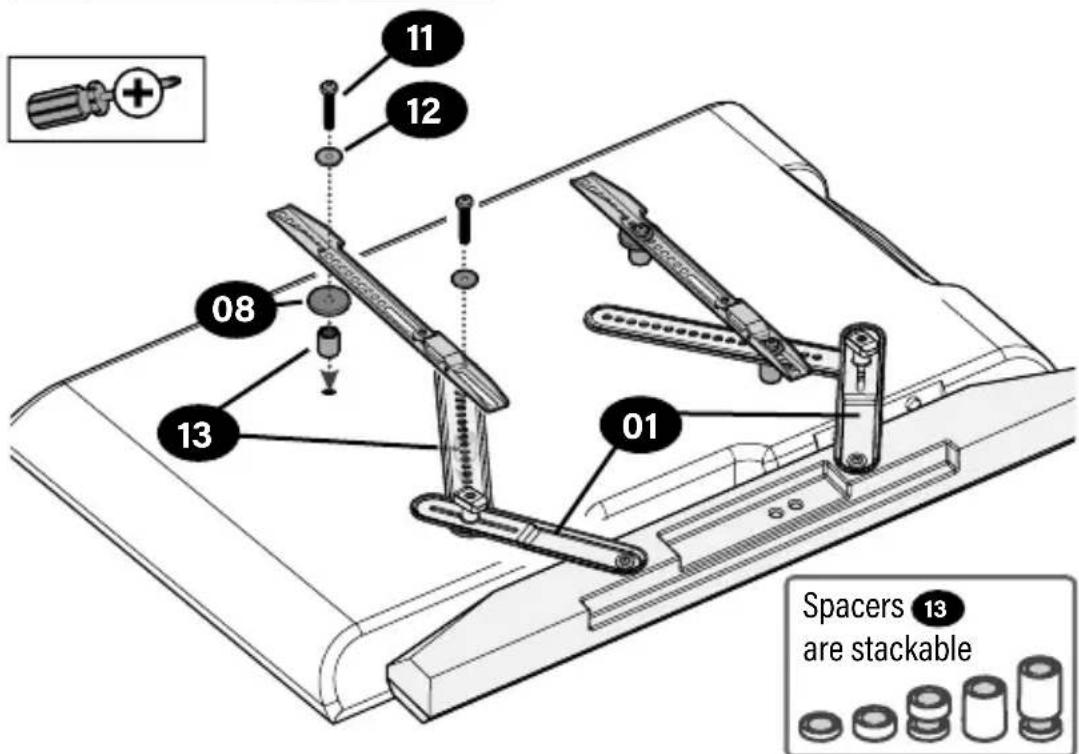 SANUS MFSBM1-B1 - SPACERS 13 NEEDED - 2