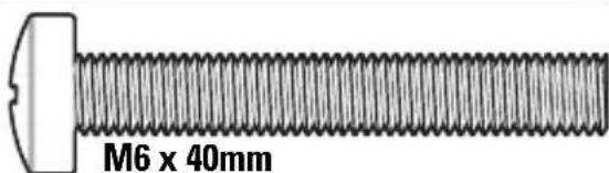 SANUS MFSBM1-B1 - Parts and Hardware for STEP 3 - 5