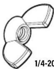SANUS MFSBM1-B1 - Parts and Hardware for STEP 1 - 4