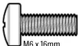 SANUS MFSBM1-B1 - Parts and Hardware for STEP 1 Part for STEP - 6