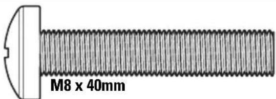 SANUS MFSBM1-B1 - Parts and Hardware for STEP 3 - 7