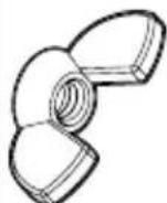 SANUS MFSBM1-B1 - Parts and Hardware for STEP 1 - 6