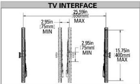 SANUS MFLT1-B2 - Dimensions - 1