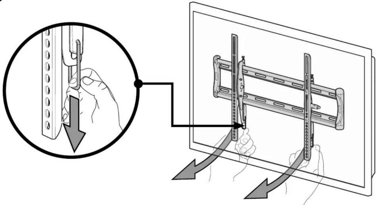 SANUS MFLT1-B2 - REMOVING THE TV - 2