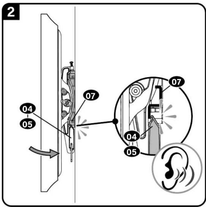 SANUS MFLT1-B2 - STEP 3 Attach TV to Wall Plate - 3