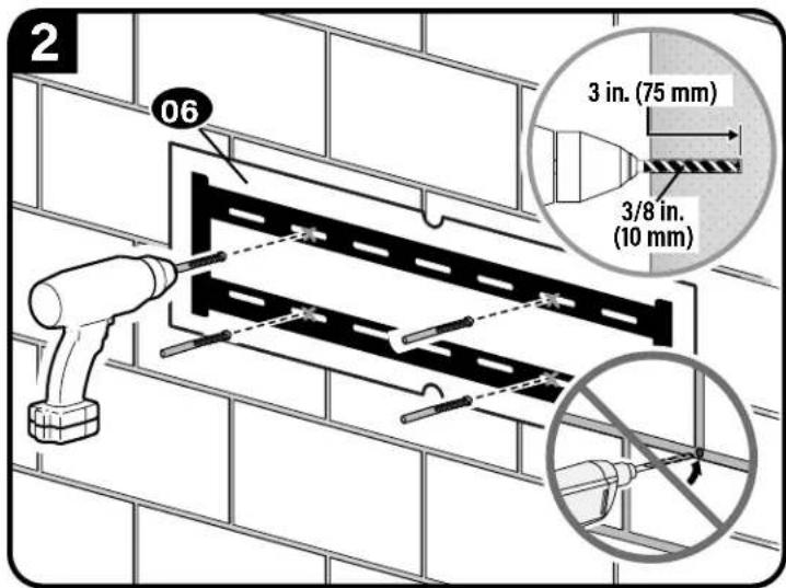 SANUS MFLT1-B2 - Concrete Installation Kit CMK1 is not included - 2