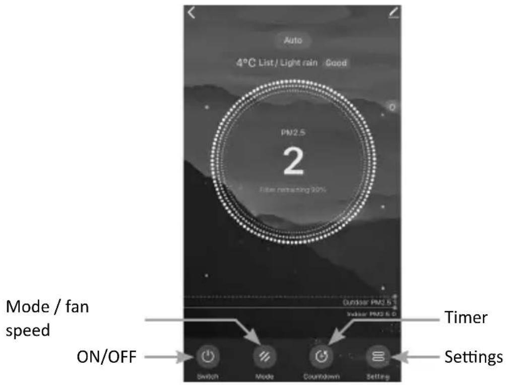 Brandson 306574 - Advanced settings of the app - 1