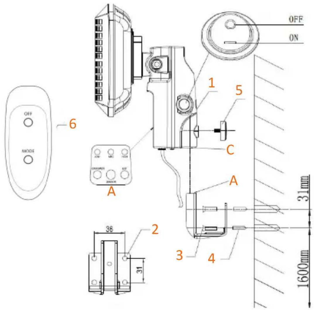 Brandson 305049 - Wall assembly - 1