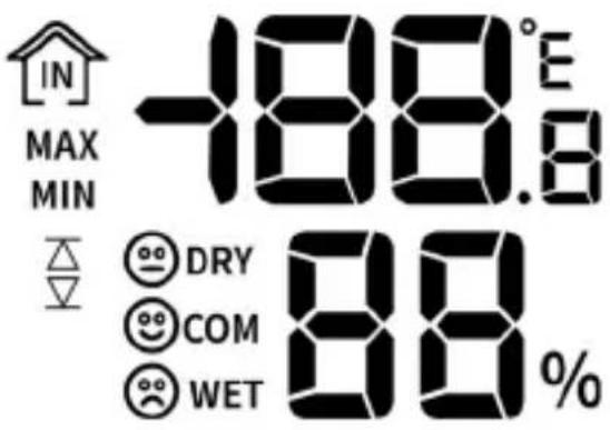 Brandson 306643 - Display della temperatura interna: - 1