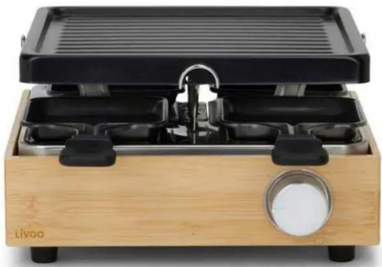 LIVOO DOC311 - Appareil à raclette 4 personnes - 1