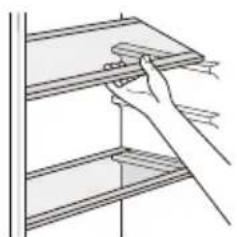 CONTINENTAL EDISON CEF2D247NFW - Movable shelves - 1