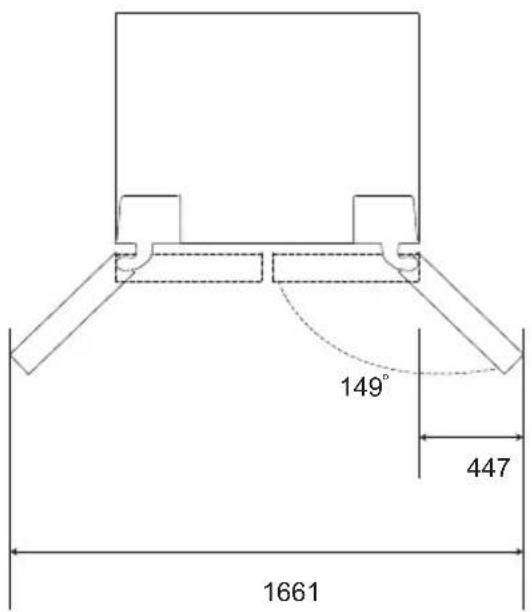 CONTINENTAL EDISON CERANF556IX - Installation dimension - 2