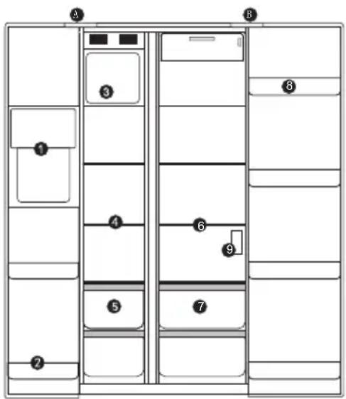 CONTINENTAL EDISON CERANF556IX - Product components - 1