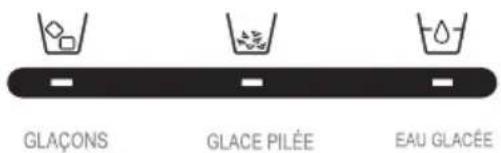 GLAÇONS GLACE PILÉE EAU GLACÉE