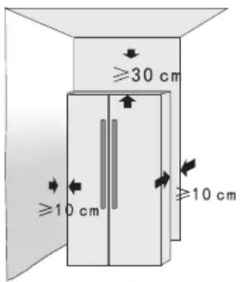 CONTINENTAL EDISON CERANF556IX - Where to install your unit - 1