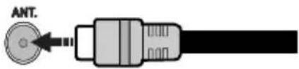 CONTINENTAL EDISON CELED32HDV224B3 - Branchement de l'antenne - 1