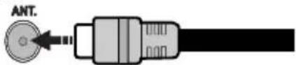 CONTINENTAL EDISON CELED32HDV224B3 - Conexión de la Antena - 1