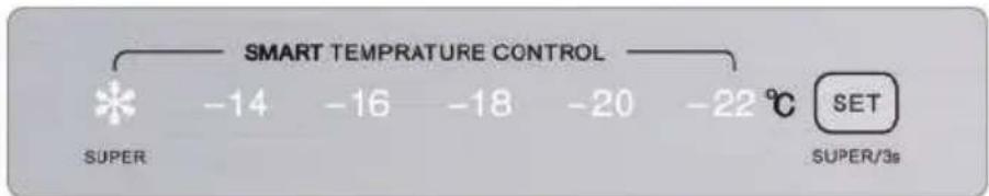 CONTINENTAL EDISON CECUF204NFS - Temperature and mode setting - 1