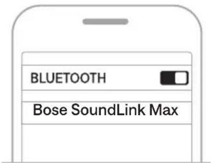BOSE SoundLink Max - 장치의 Bluetooth 설정 사용 - 2
