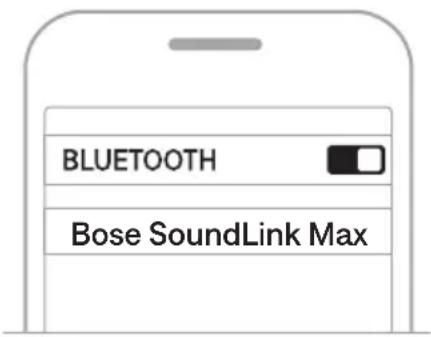 BOSE SoundLink Max - Laitteen Bluetooth-asetuksilla - 2