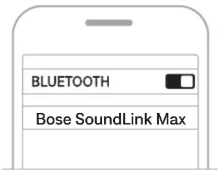 BOSE SoundLink Max - Użycie ustawień Bluetooth urządzenia - 2