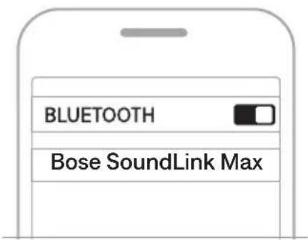 BOSE SoundLink Max - 使用裝置的 Bluetooth 設定 - 2