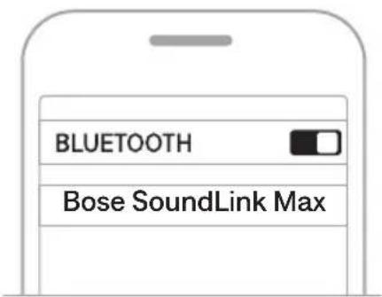 BOSE SoundLink Max - 機器の Bluetooth 設定を使用する - 2