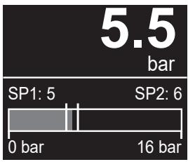 IFM PQC819 - Display, scalatura della barra - 1