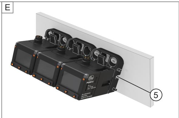 IFM PQS812 - パネルへの取付け - 8
