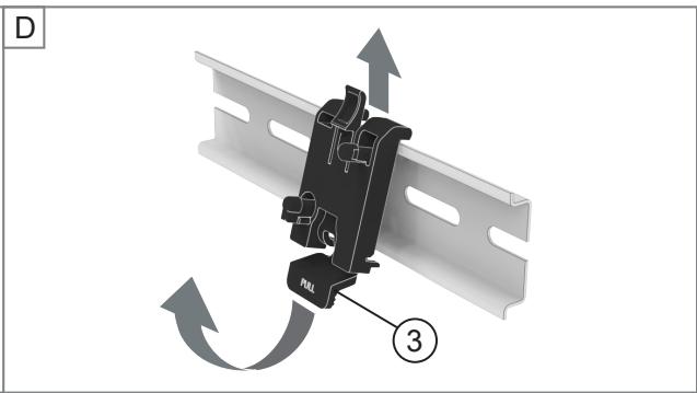 IFM PQS812 - DINレールへの取付 - 5
